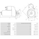 Motor de arranque Citroën JUMPER 2.8-1